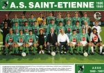 Photo de l'équipe de l'ASSE saison 1988-1989