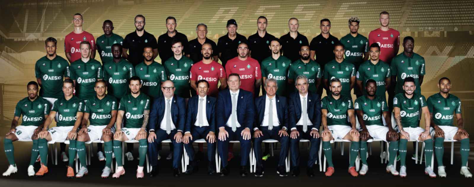 Photo de l'équipe de l'ASSE saison 2018-2019