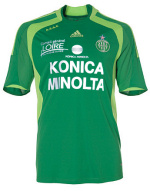 Maillot de l'ASSE Domicile saison 2008-2009